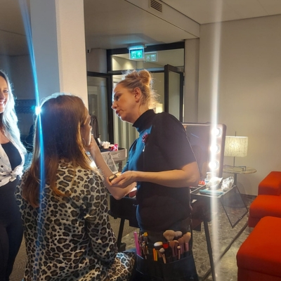 Glam Up Station voor een personeelsfeest