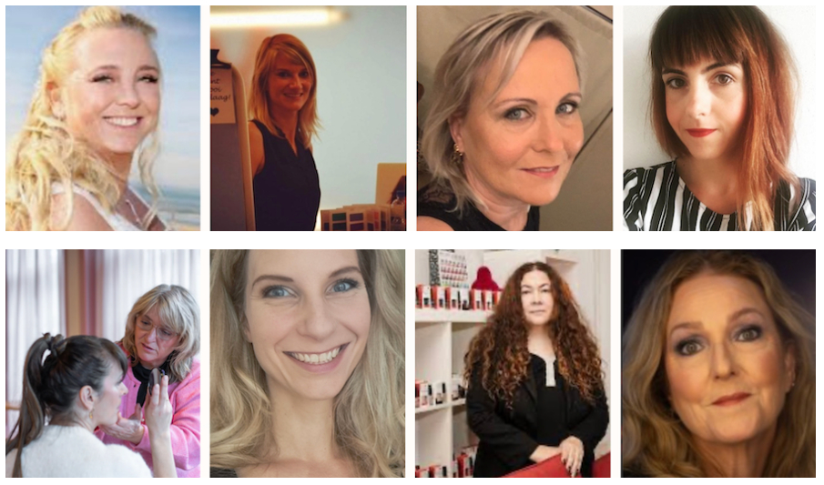 beauty team visagieworkshops, van visagisten tot stylistes en stoelmasseurs.